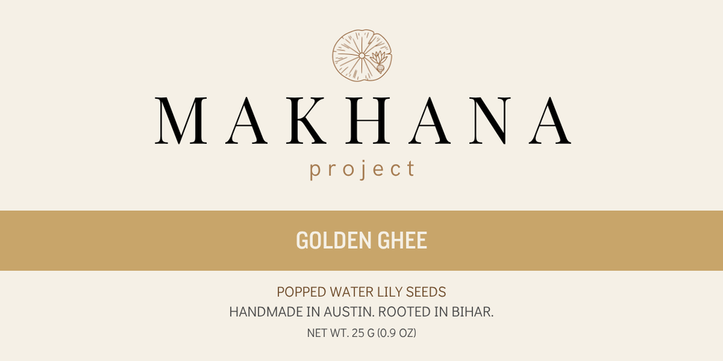 Makhana Project — Golden Ghee Popped Water Lily Seeds